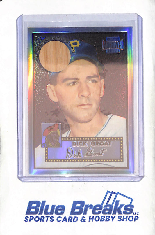 2001 Topps Archives Reserve - Dick Morrow Groat - Bat Relic - Pittsburgh Pirates - Baseball - #369