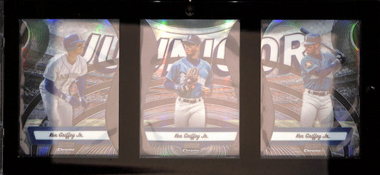 2024 Topps Stadium Club Chrome - Ken Griffey Jr - Triumvirates - Seattle Mariners - Baseball - #TVN-7 - #TVN-8 - #TVN-9