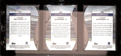 2024 Topps Stadium Club Chrome - Ken Griffey Jr - Triumvirates - Seattle Mariners - Baseball - #TVN-7 - #TVN-8 - #TVN-9