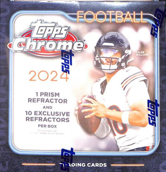 2024 Topps Chrome Football  - Mega Box - Sealed Wax