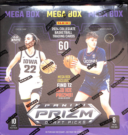 2024 Panini Prizm Draft Picks - Basketball - Mega Box - Sealed Wax