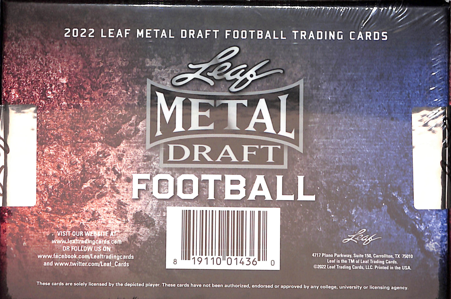 2022 Leaf Metal Draft - Football - Sealed Wax