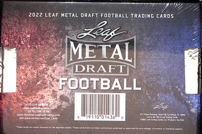 2022 Leaf Metal Draft - Football - Sealed Wax