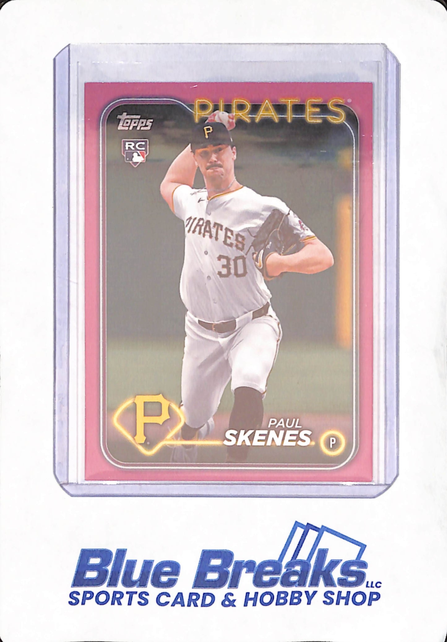 2024 Topps Update - Paul Skenes - Pittsburgh Pirates - Baseball - Mother's Day Pink - 40/50 - #US100