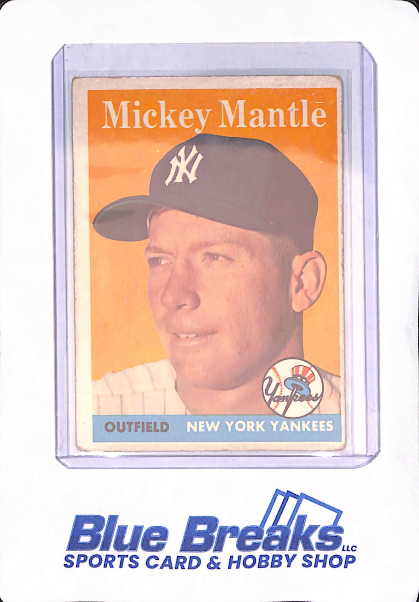 1958 Topps - Mickey Mantle - New York Yankees - Baseball - #150