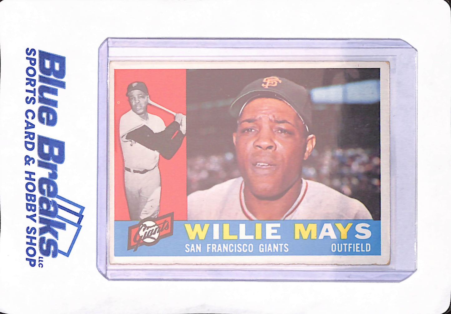 1960 Topps - Willie Mays - San Francisco Giants - Baseball - #200