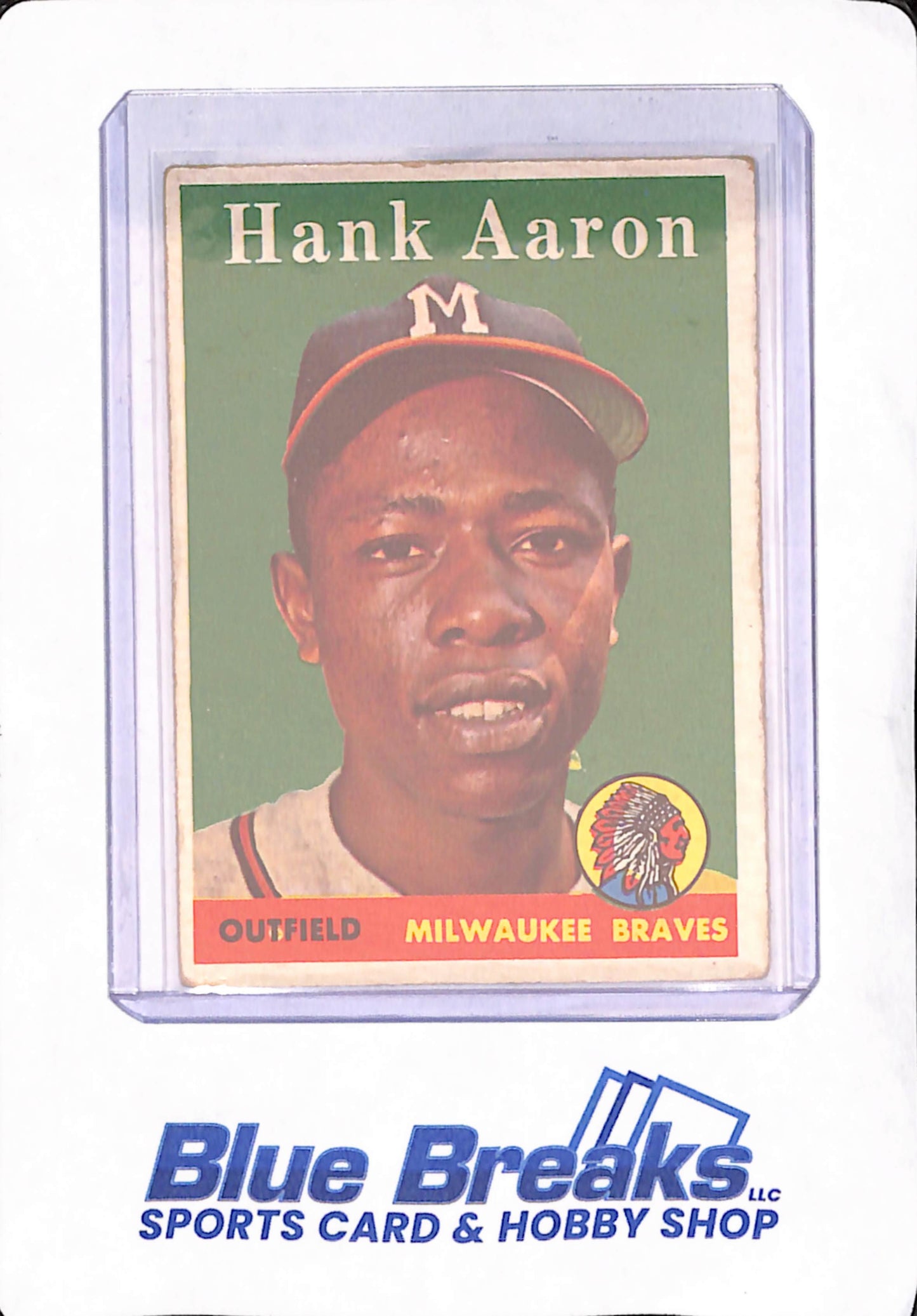 1958 Topps - Hank Aaron - Milwaukee Braves - Baseball - #30