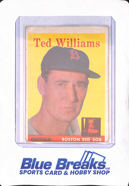 1958 Topps - Ted Williams - Boston Red Sox - Baseball - #1