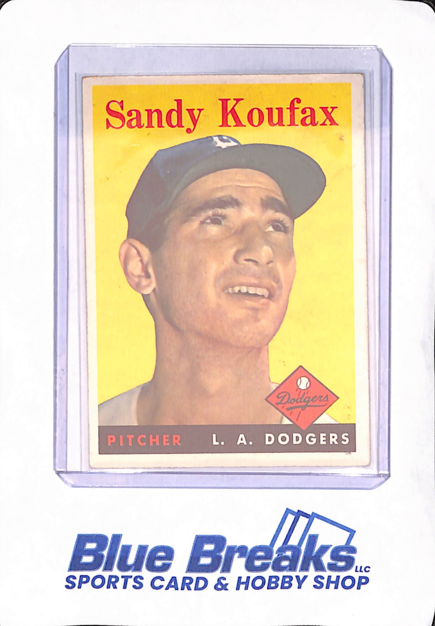 1958 Topps - Sandy Koufax - Los Angeles Dodgers - Baseball - #187