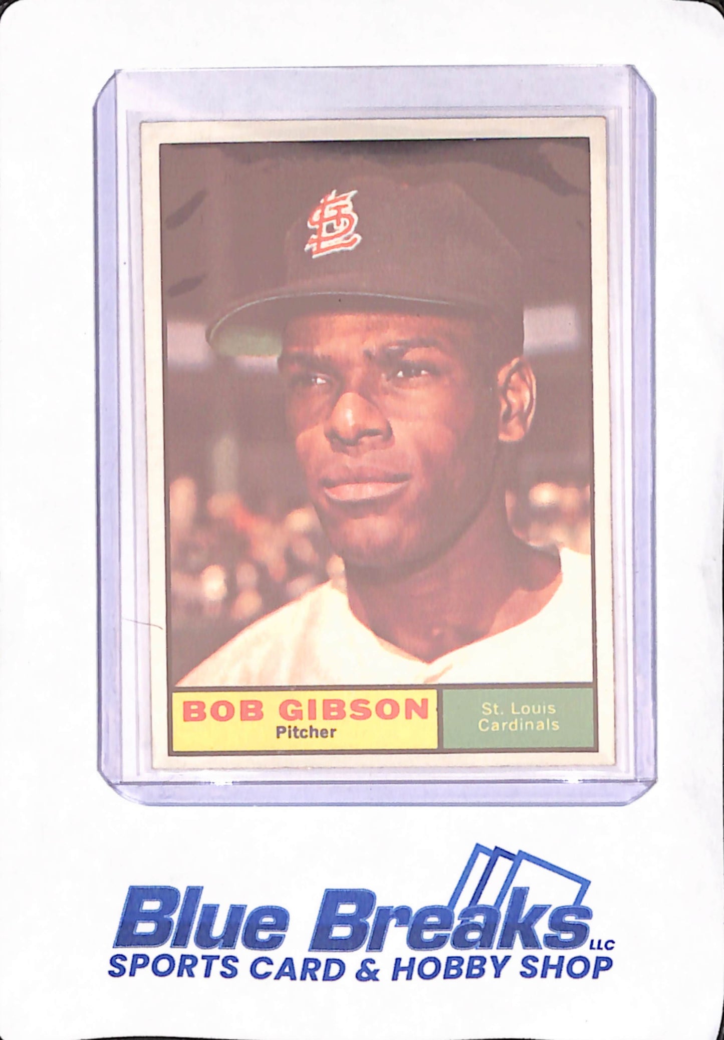 1961 Topps -  Bob Gibson - St. Louis Cardinals - Baseball - #211