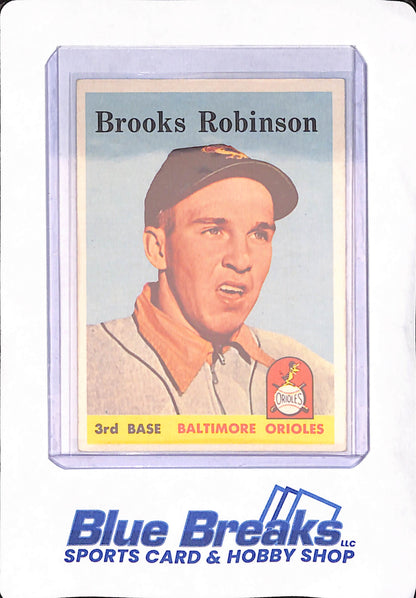 1958 Topps - Brooks Robinson - Baltimore Orioles - Baseball - #307