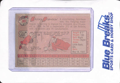 1958 Topps - Brooks Robinson - Baltimore Orioles - Baseball - #307