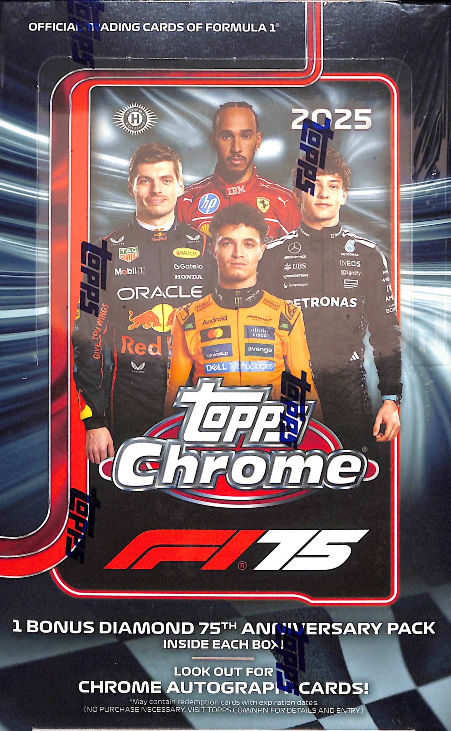 2025 Topps Chrome F1 Formula One Hobby Box - Sealed Wax