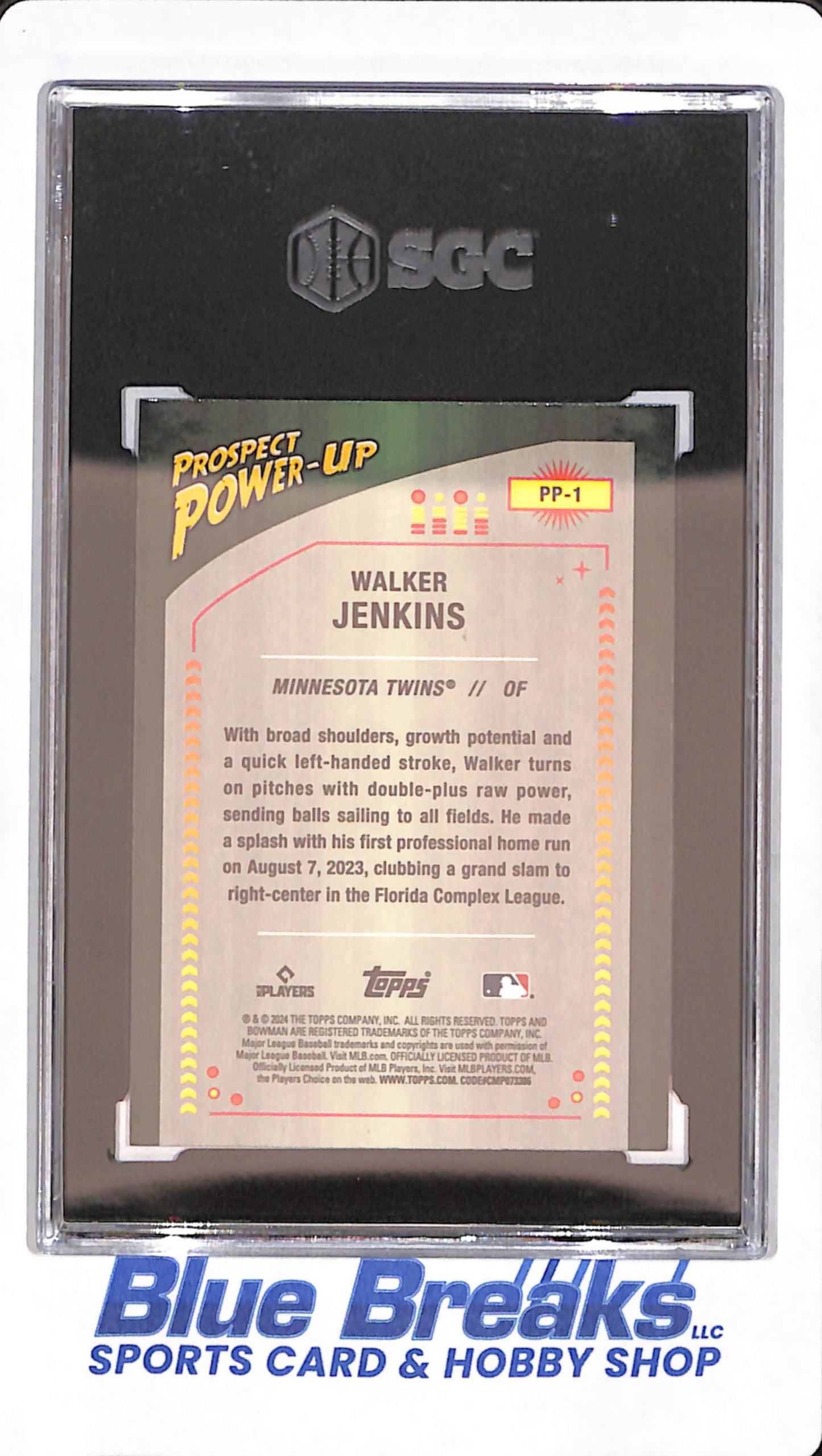 2024 Bowman - Walker Jenkins - Minnesota Twins - Baseball - Prospect Power-Up - SGC 9 - #PP-1