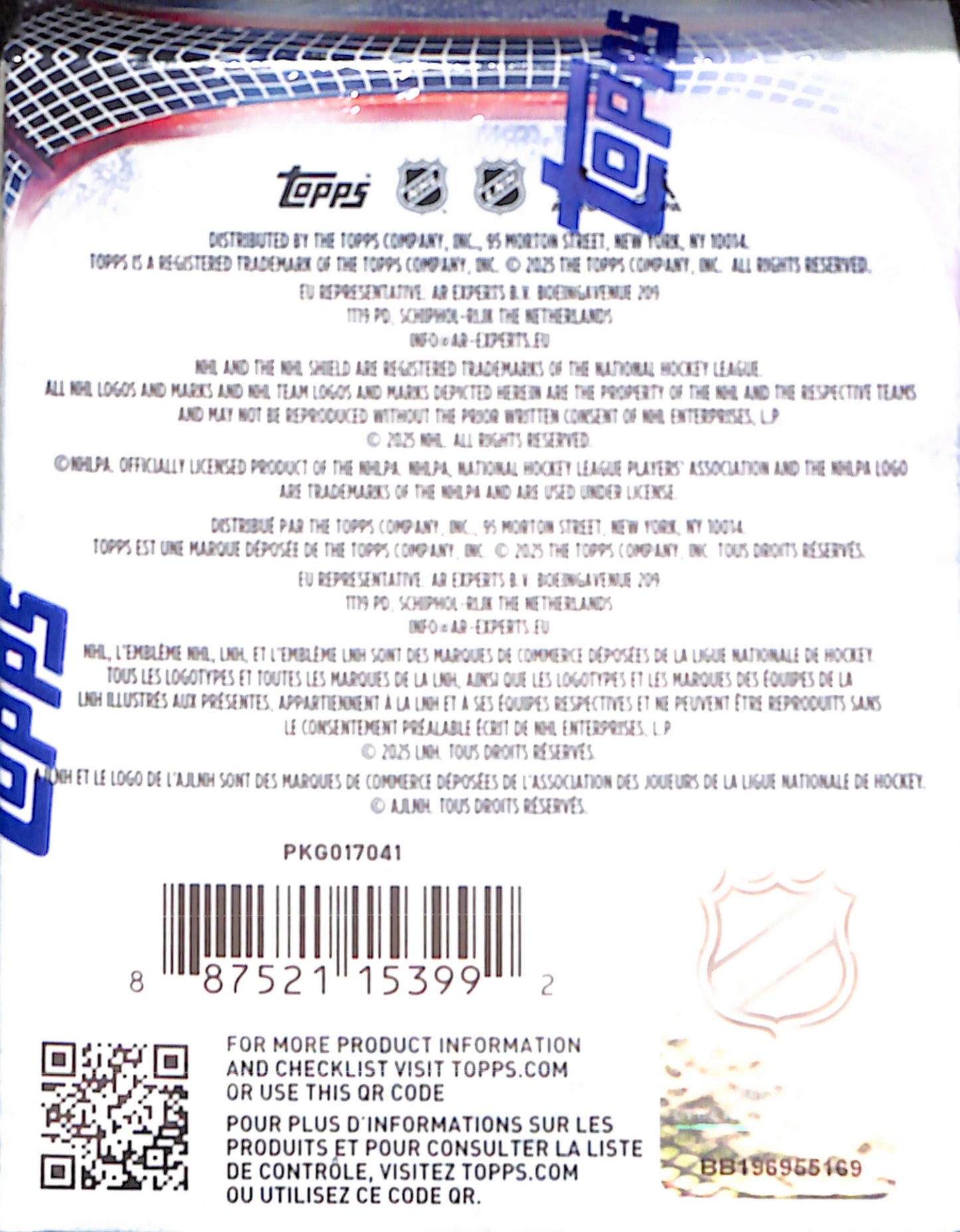 2025-26 Topps NHL Sticker Collection - Hockey - Sealed Wax