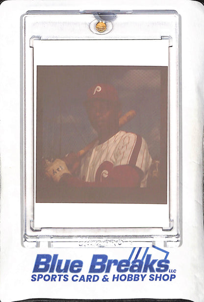1974 Authentic Topps Memorabilia Negative - Bill Robinson - Philadelphia Phillies - Baseball - Topps Vault #100819