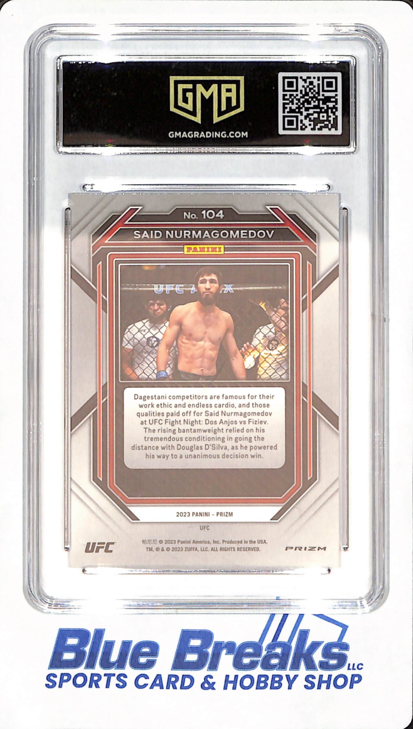 2023 Prizm - Said Nurmagomedov - Bantamweight - UFC - GMA GEM MT 10 - #104