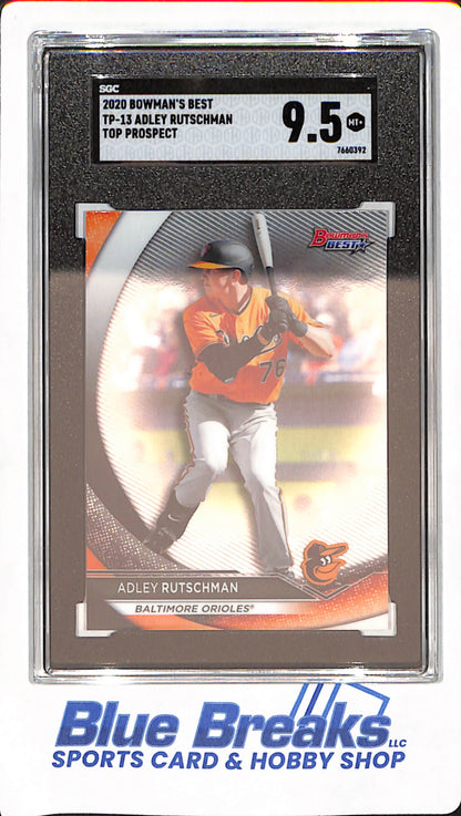 2020 Bowman's Best - Adley Rutschman - Baltimore Orioles - Baseball - Top Prospect - SCG 9.5 - #TP-13