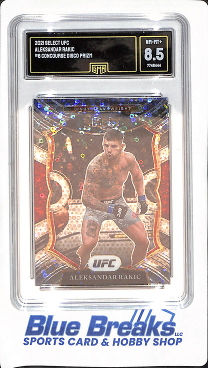 2021 Select - Aleksandar Rakic - Lightweight - UFC - Concourse Disco Prizm - GMA NM-MT+ 8.5 - #6