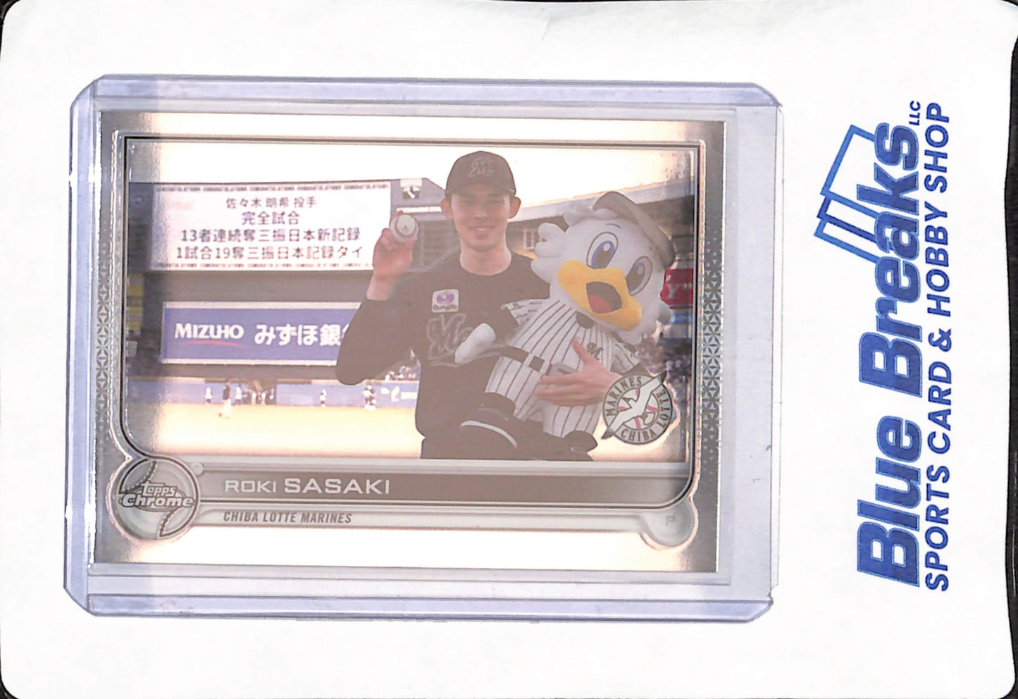 2022 Topps Chrome NPB - Roki Sasaki - Chiba Lotte Marines - Japanese - Baseball - #80