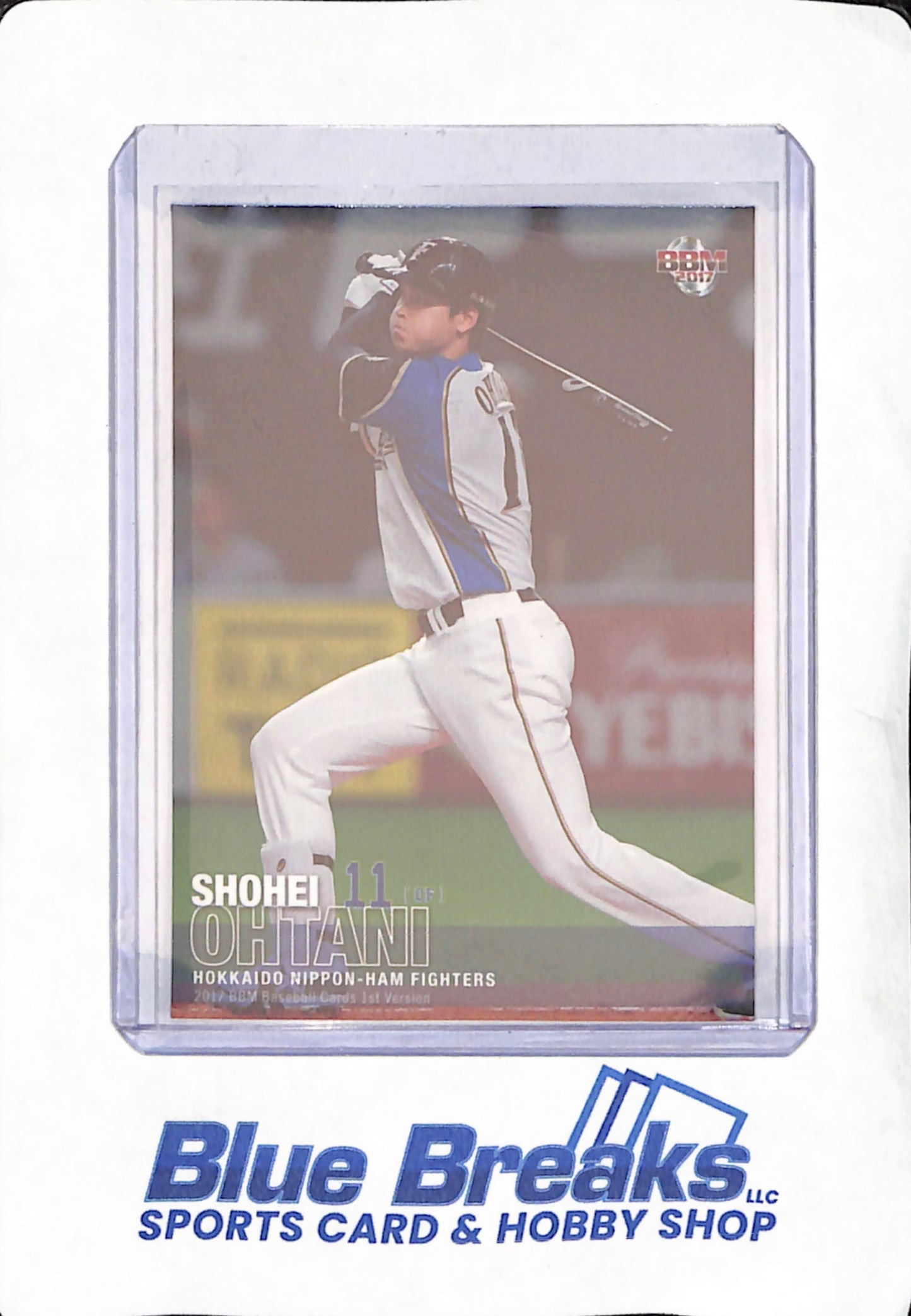 2017 Baseball Cards 1st Version - Shohei Ohtani - Hokkaido Nippon-Ham Fighters - Pacific League - #002