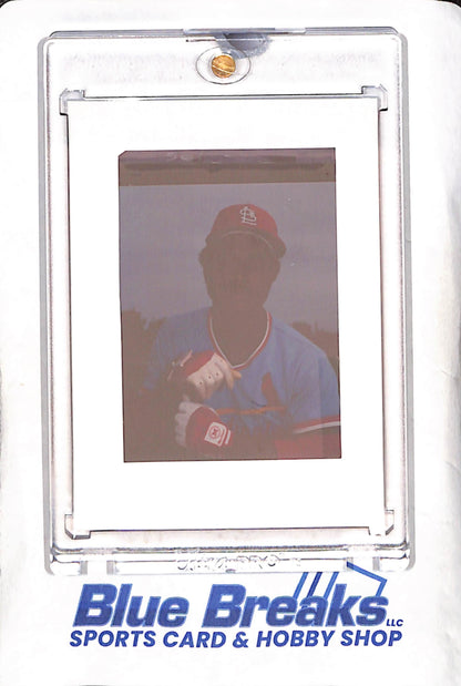 1983 Topps Authentic Memorabilia Negative - Lonnie Smith - St Louis Cardinals - Baseball - Topps Vault #114683
