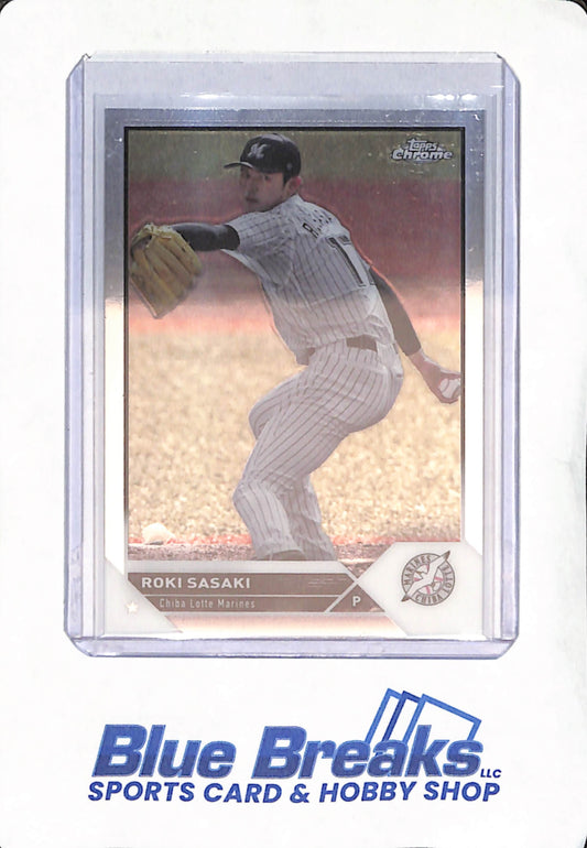 2023 Topps Chrome NPB - Roki Sasaki - Chiba Lotte Marines - Japanese - Baseball - Nippon Pro - #50