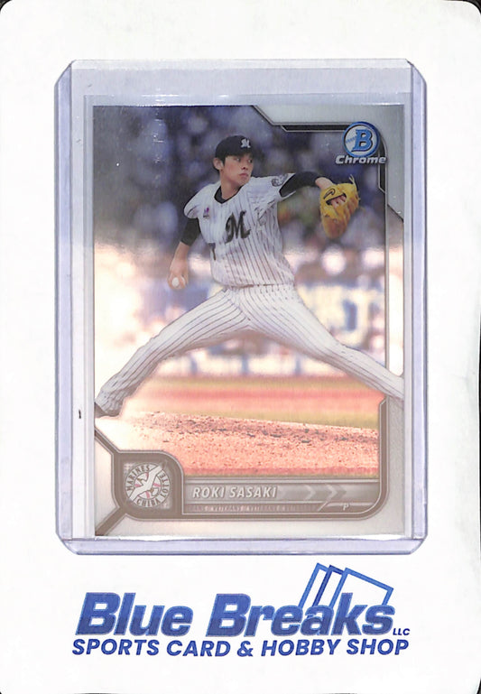 2022 Topps Chrome NPB - Roki Sasaki - Chiba Lotte Marines - Japanese - Baseball - #133