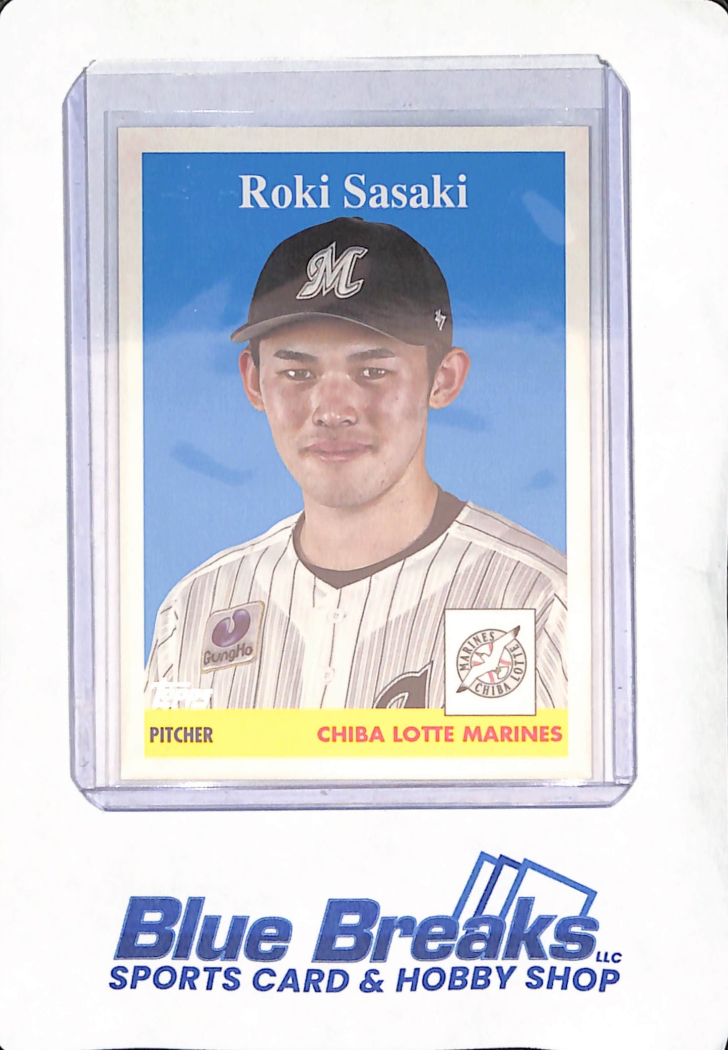 2022 Topps NPB - Roki Sasaki - Chiba Lotte Marines - Japanese - Baseball - #58-1