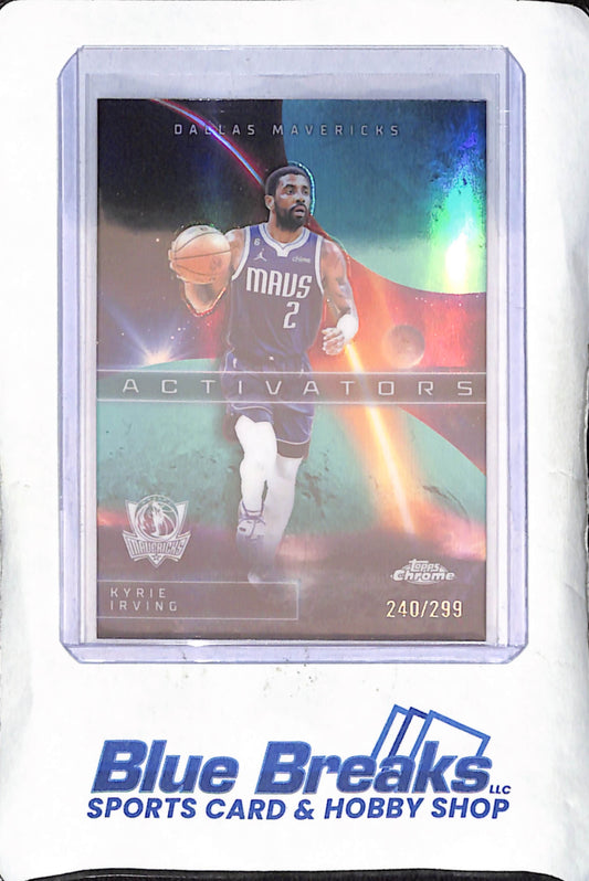 2025 Topps Chrome - Kyrie Irving - Activators - 240/299 - Dallas Mavericks - Basketball - #AC-10