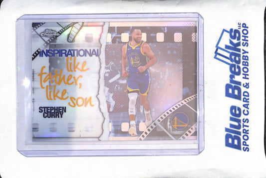 2025 Topps Chrome - Stephen Curry - Inspirational - Golden State Warriors - Basketball - #IP-2