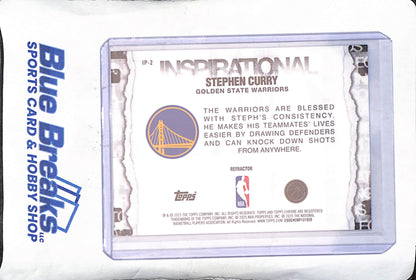2025 Topps Chrome - Stephen Curry - Inspirational - Golden State Warriors - Basketball - #IP-2
