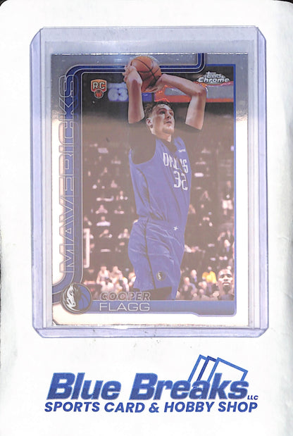 2025 Topps Chrome - Cooper Flagg - RC - Dallas Mavericks - Basketball - #251