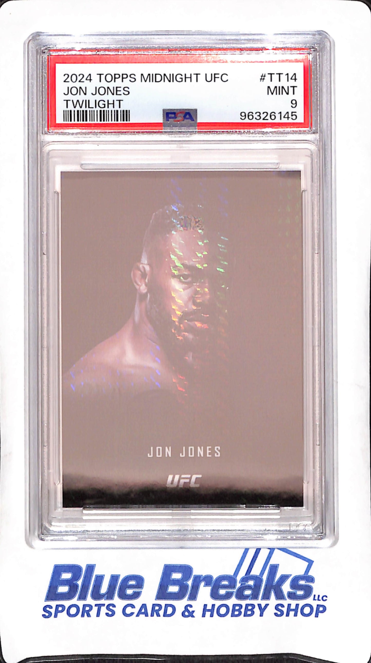 2024 Topps Midnight UFC - Jon Jones - Twilight - PSA 9 - Heavyweight - #TT-14
