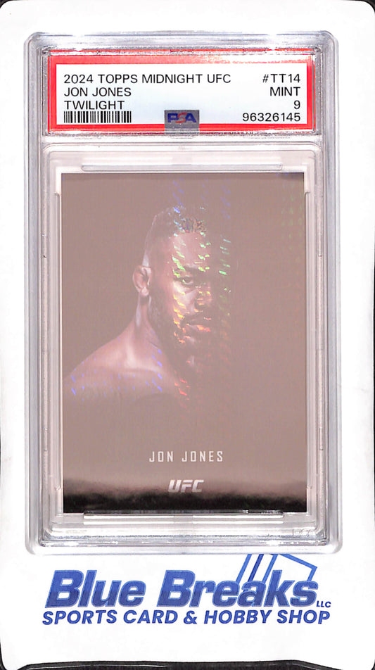 2024 Topps Midnight UFC - Jon Jones - Twilight - PSA 9 - Heavyweight - #TT-14