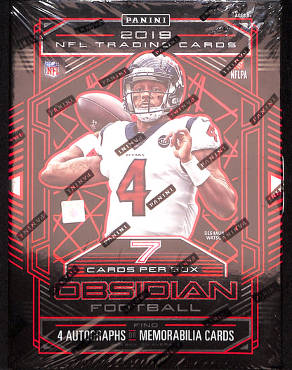 2019 Obsidian Football Hobby Box - Sealed Wax