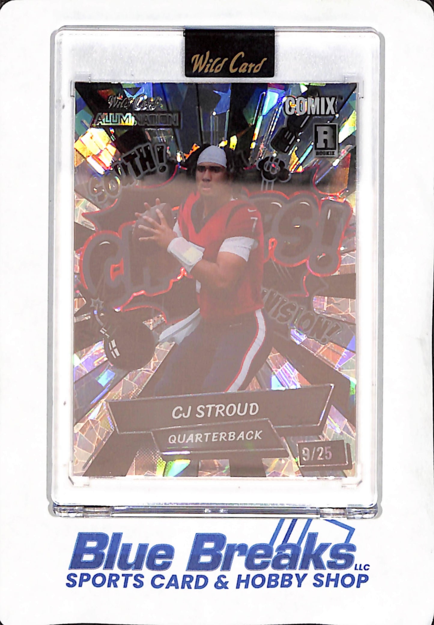 2023 Wild Card - CJ Stroud - Houston Texans - Football - Alumination - Comix - Rookie - 9/25 - #ACBC-CS3