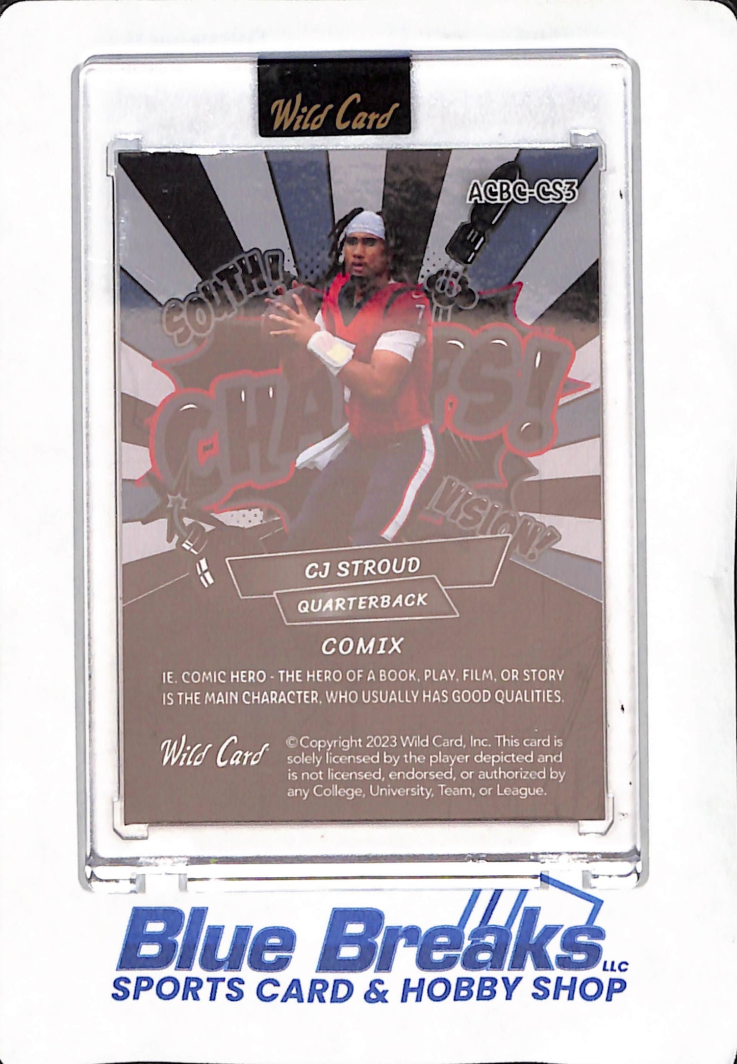 2023 Wild Card - CJ Stroud - Houston Texans - Football - Alumination - Comix - Rookie - 9/25 - #ACBC-CS3