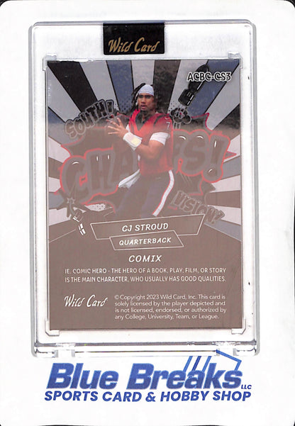 2023 Wild Card - CJ Stroud - Houston Texans - Football - Alumination - Comix - Rookie - 9/25 - #ACBC-CS3