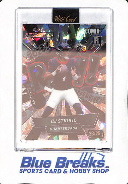 2023 Wild Card - CJ Stroud - Houston Texans - Football - Alumination - Comix - Rookie - 23/25 - #ACBRY-CS2