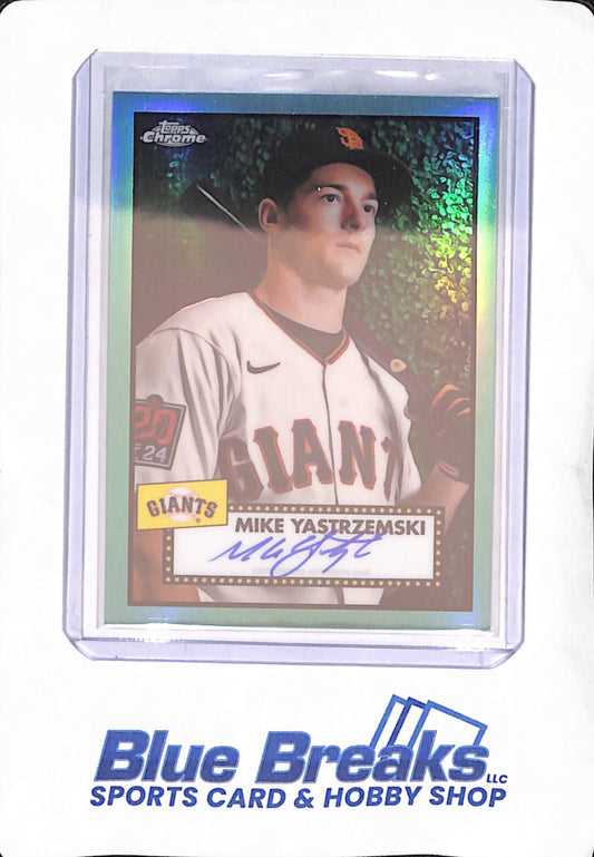 2021 Topps Chrome Platinum Anniversary - Mikę Yastrzemski - San Francisco Giants - Baseball - Autograph - 111/150 - #PA-MY