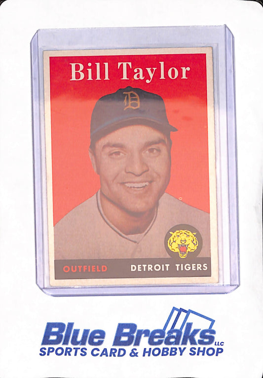 1958 Topps - Bill Taylor - Detroit Tigers - Baseball - #389