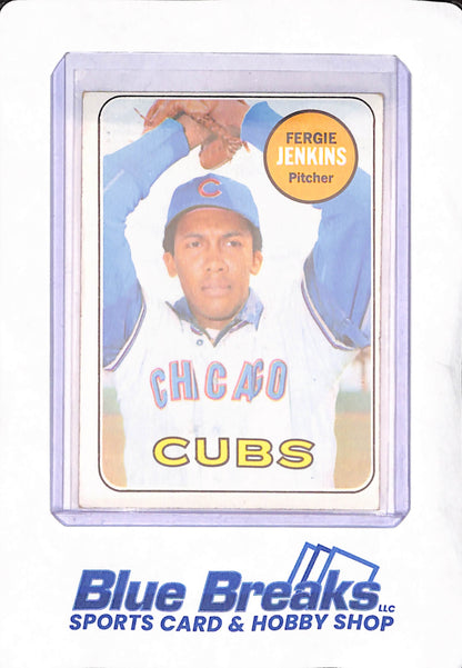 1969 Topps - Fergie Jenkins - Chicago Cubs - Baseball - #640