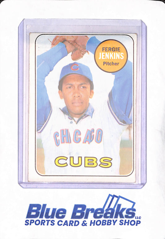 1969 Topps - Fergie Jenkins - Chicago Cubs - Baseball - #640