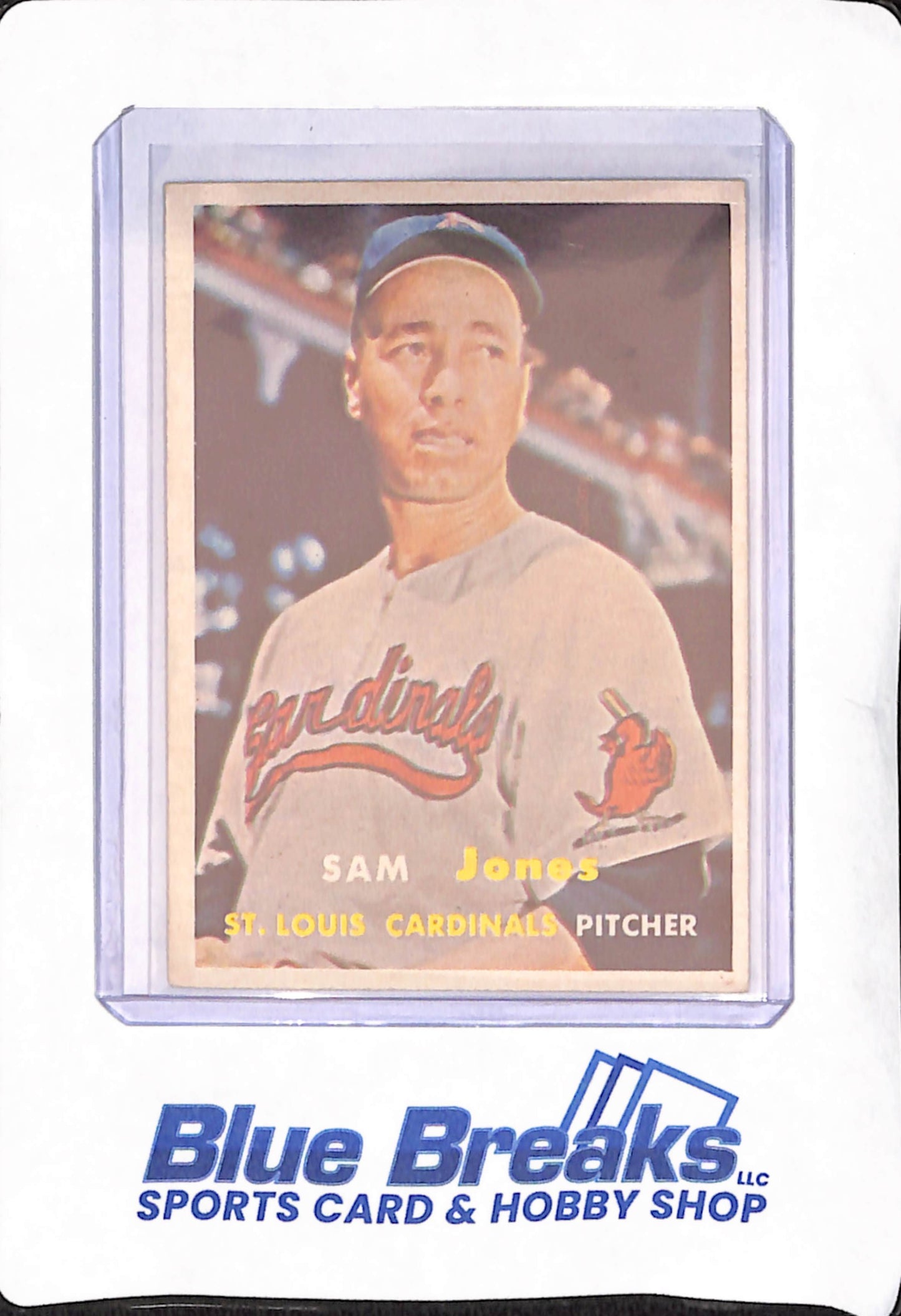 1957 Topps - Samuel Jones - St Louis Cardinals - Baseball - #287