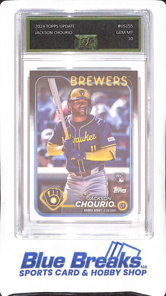 2024 Topps Update - Jackson Chourio - RC - EJE 10 - Milwaukee Brewers - Baseball - #US155
