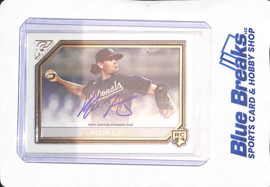 2021 Topps Gallery - Kyle Finnegan - Washington Nationals - Baseball - Autograph - RC - #RA-KFI
