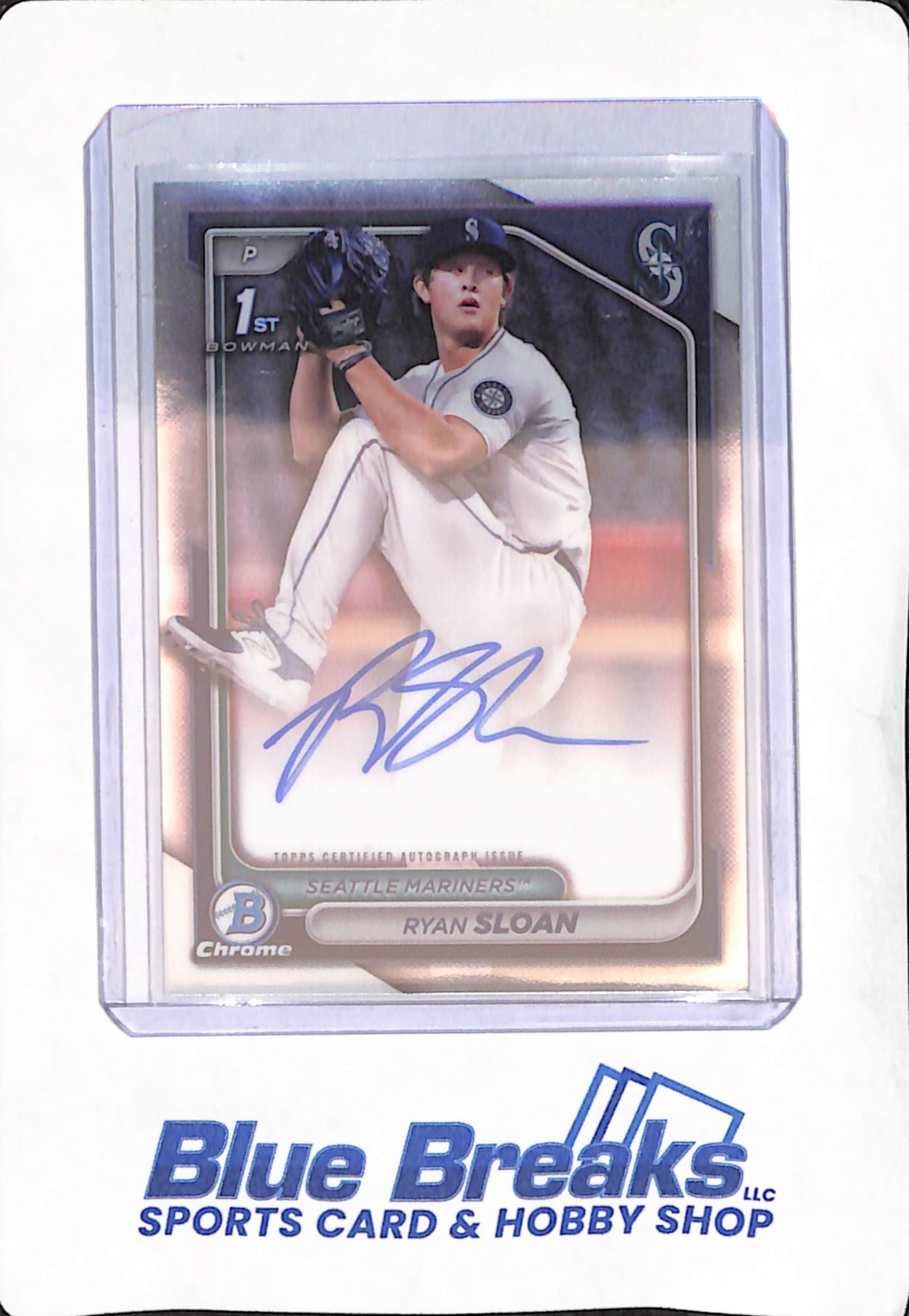 2024 Bowman Chrome - Ryan Sloan - Seattle Mariners - Baseball - Autograph - 1st Bowman - #CPA-RS