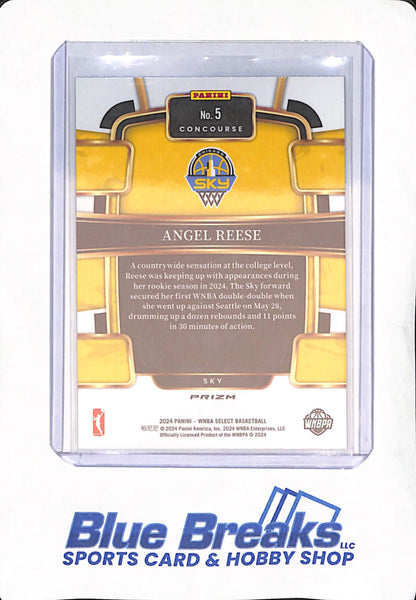 2024 Panini WNBA Select - Angel Reese - Chicago Sky - Basketball - Prizm - Concourse - RC - #5