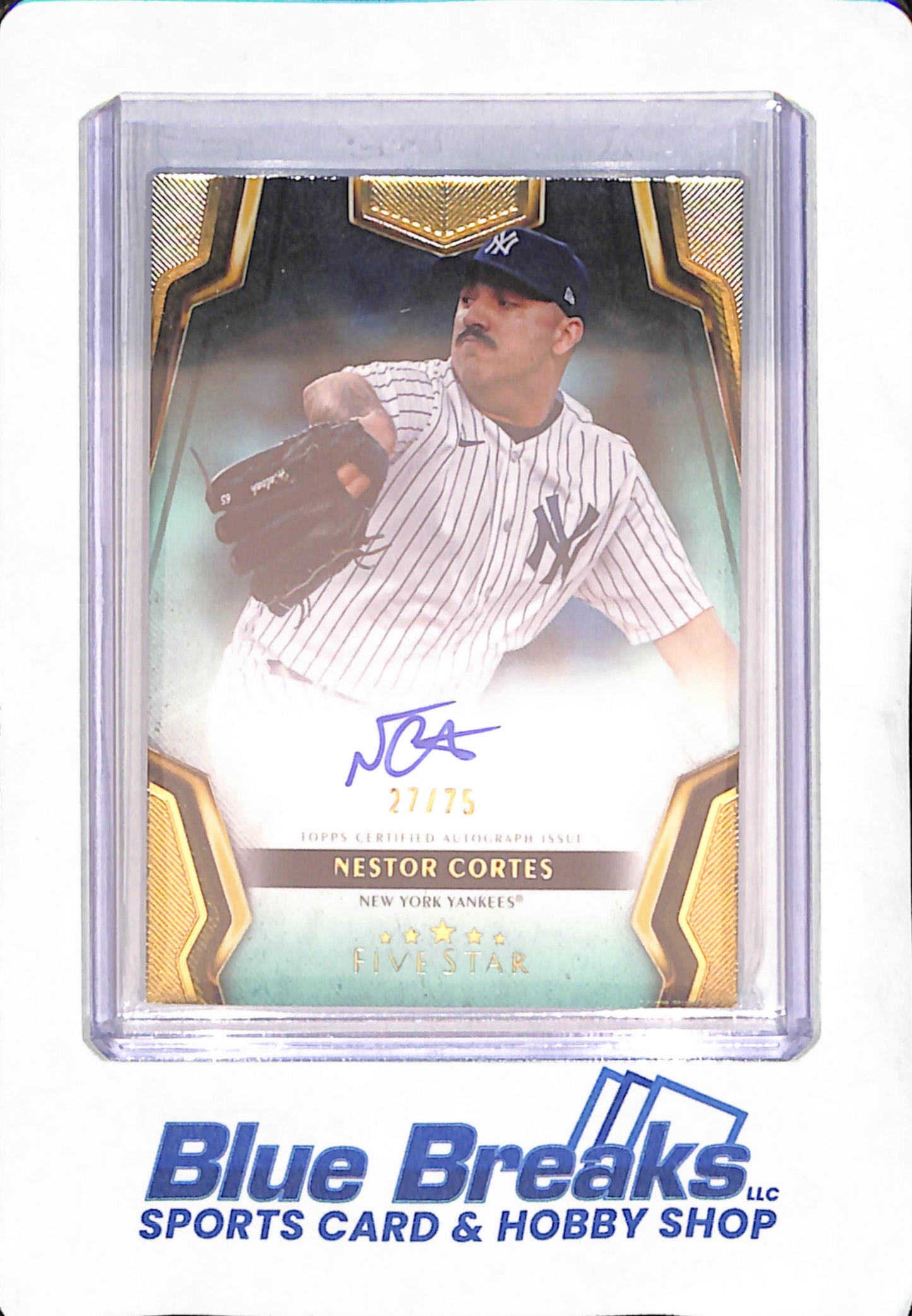 2024 Five Star - Nestor Cortes - New York Yankees - Autograph - 27/75 - #FSA/NC